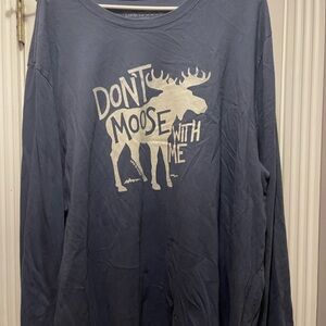 Life Is Good Charcoal Gray XXL Men's Shirt